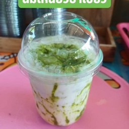 นมเหนียวชาเขียว