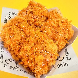 เค้กชิฟฟ่อนไก่หยองรสเผ็ด 麻辣咸口软肉松小贝