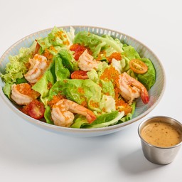 Shrimp Salad สลัดกุ้ง น้ำสลัดงาคั่ว