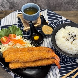 เอบิคัตสึ - ข้าวหน้ากุ้งทอด