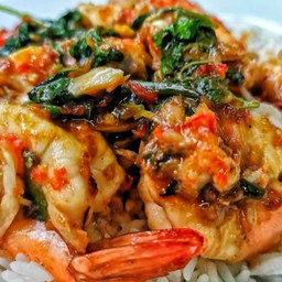 บะหมี่เทอริยากิ น้ำผลไม้ปั่น