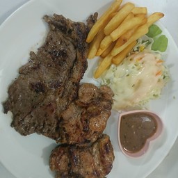 สเต็กไก่พริกไทยดำ