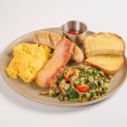 Full Breakfast เซ็ตอาหารเช้าอเมริกัน