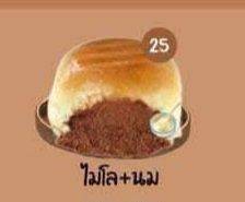 ไมโล+นม