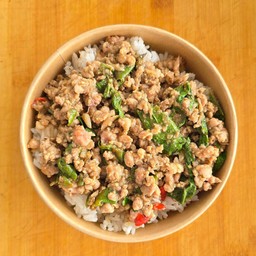 กระเพราหมูสับจริงใจ