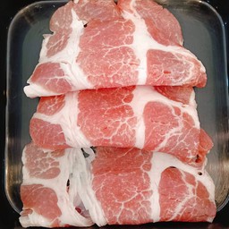 สันคอหมูสไลด์