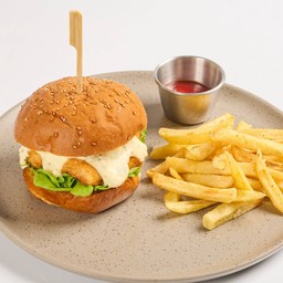Fish Burger เบอร์เกอร์ปลา