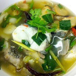 ต้มยำปลากระพง