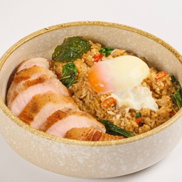 Ka Prao Grilled Pork ข้าวกระเพราคอหมูย่าง