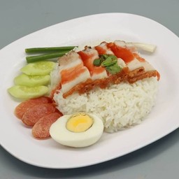 ข้าวหมูกรอบ