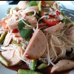 ตำซัวหมูยอปลาร้า