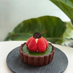 Matcha chocolate tart