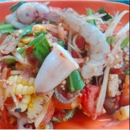 ตำทะเลสด