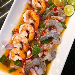 ยำกุ้งแซ่บทูโทน