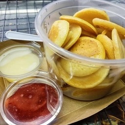 แพนเค้กฉ่ำเนย(20ชิ้น) ฟรี นม สตรอเบอรี่