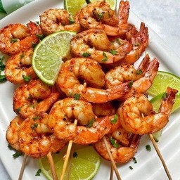 กุ้งย่าง ทาซอสงาเกาหลี หอมๆ 5 ไม้