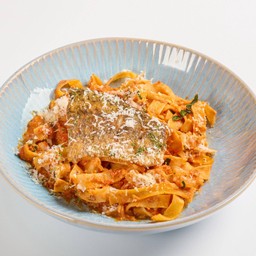 Pomodoro with Seabass พาสต้ามะเขือเทศกับปลากะพง