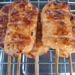 หมูหมักนมสดย่าง