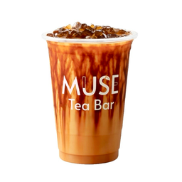 Dirty Brown Sugar Milk Tea W/Brown Sugar Jelly