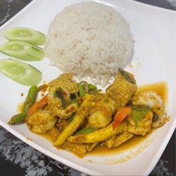 ข้าว เครื่องแกงรวม