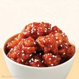 ไก่คาราเกะ ราดซอสหม่าล่า