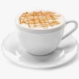 Hot Oat Milk Caramel Latte (plant-based)