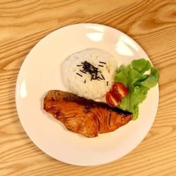 ข้าวแซลม่อนเทอริยากิ