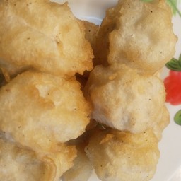 ลูกชิ้นทอดเจ2ไม้