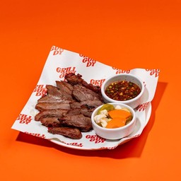 สันในหมูย่่างเตาถ่่าน แบบจุกๆ