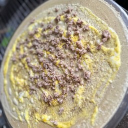 ไข่นกกระทา หมูสับ