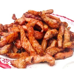 หมูแดดเดียวทอด