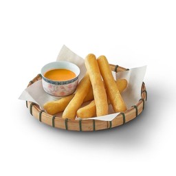 ปาท่องโก๋แท่ง+สังขยาชาไทย