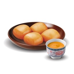 หมั่นโถวทอด+สังขยาชาไทย