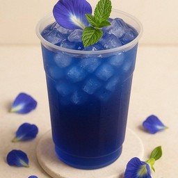 ชาใสอัญชัน เย็น