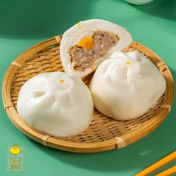 ซาลาเปาไส้หมูสับไข่ต้ม - ราชา ซาลาเปา