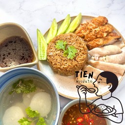 [อร่อยซ่ากับโค้ก] ข้าวมันไก่สองรัก ต้ม ทอด +  โค้ก ออริจินัล (ขวด) 