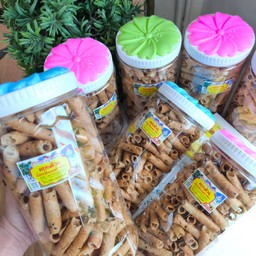 ทองม้วนน้ำตาลโตนด เพชรบุรีแท้