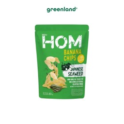 HOM กล้วยหอมทอดคัดพิเศษ รสสาหร่ายญี่ปุ่น