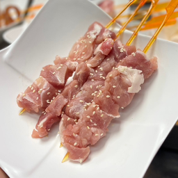 Pork Neck Skewers Sprinkled With Sesame, 1 Stick (New!!)