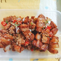 หมูกรอบพริกเกลือเจ Vegan