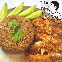 [อร่อยซ่ากับโค้ก] ข้าวมันไก่ทอดหอมๆ พร้อมหอมเจียว +  โค้ก ออริจินัล (ขวด) 