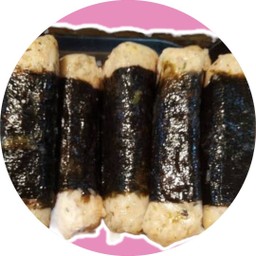 กุ้งพันสาหร่าย 1ชิ้น