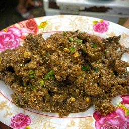ก้อยเนื้อคั่วมะนาว