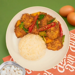 ปลากะพงผัดผงกะหรี่