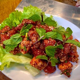 ก้อยเสือดิบมะนาว
