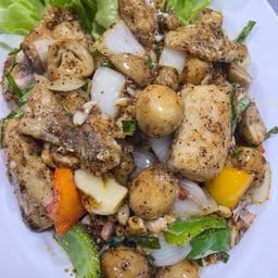 ปลากะพงพริกไทยดำ(ชิ้น)