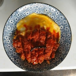 ข้าวไก่กรอบสไปซี่