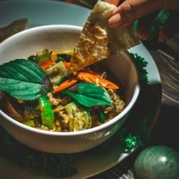 โรตีกรอบเขียวหวานทะเล