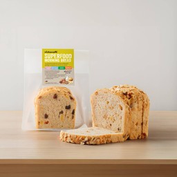 ขนมปังสเปลท์ออร์แกนิก ถั่วและผลไม้อบแห้ง Vegan