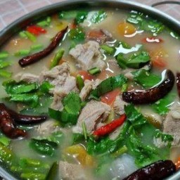 ต้มแซ่บกระดูกอ่อนหมู